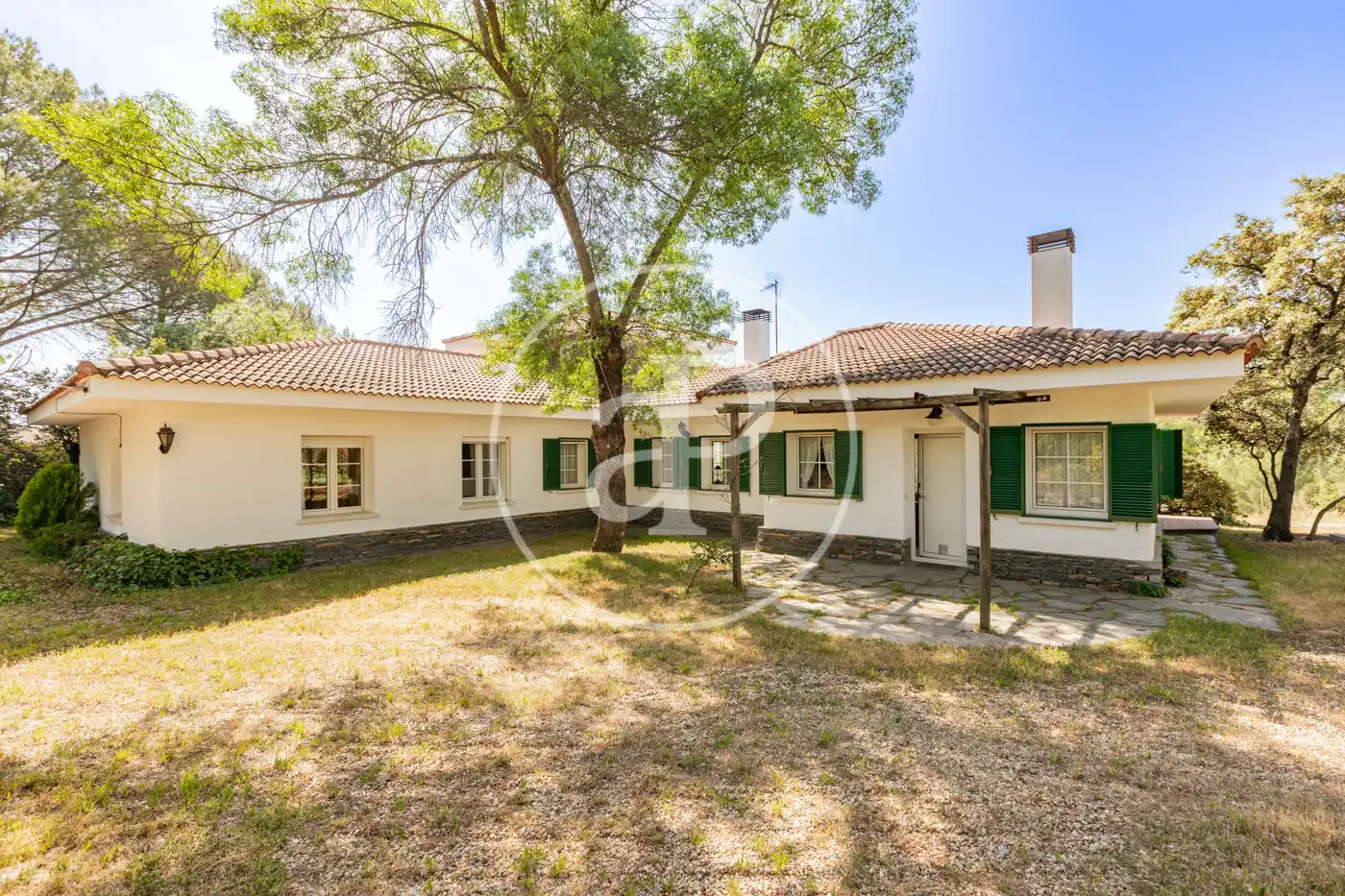 Vista exterior de Casa o xalet en venda en Torrelodones amb Calefacció, Jardí privat i Traster