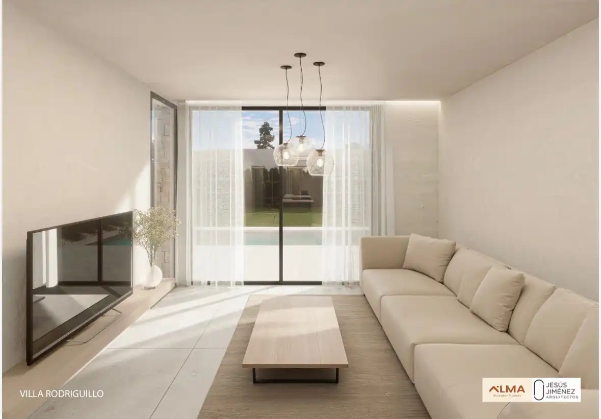 Sala de estar de Casa o chalet en venta en El Pinós / Pinoso con Jardín privado, Terraza y Piscina