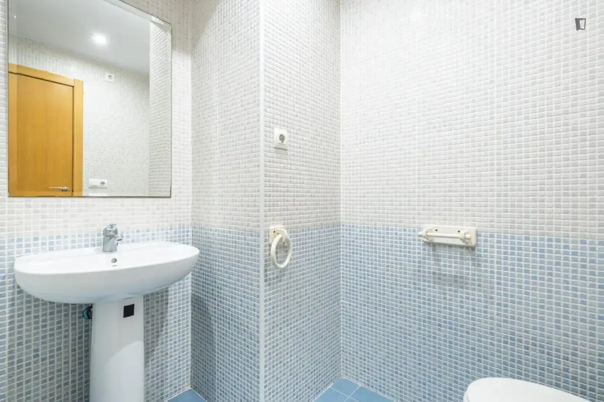 Bany de Apartament per a compartir en Alicante / Alacant amb Moblat, Forn i Rentadora