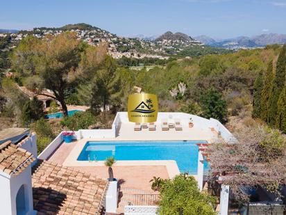 Swimming pool of Country house for sale in Dénia  with Air Conditioner, Heating and Private garden