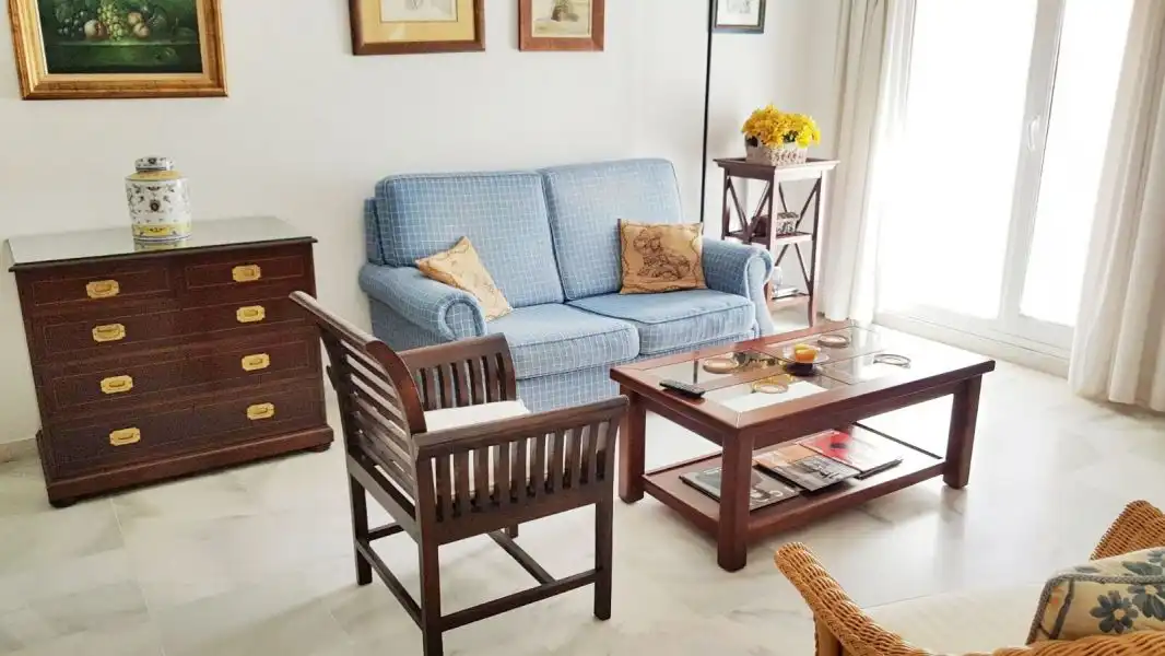 Living room of Apartments for rent in El Puerto de Santa María  with Private garden, Terrace and Furnished