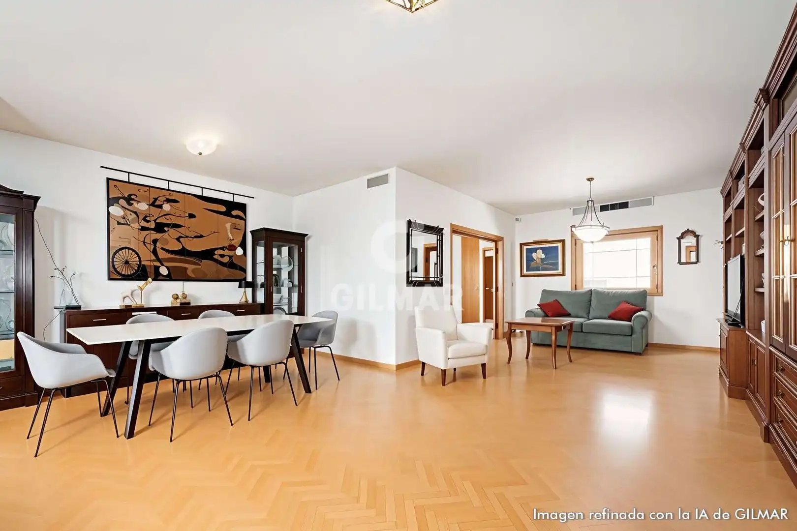 Living room of Detached homes for sale in Madrid  with Heating, Private garden and Swimming Pool