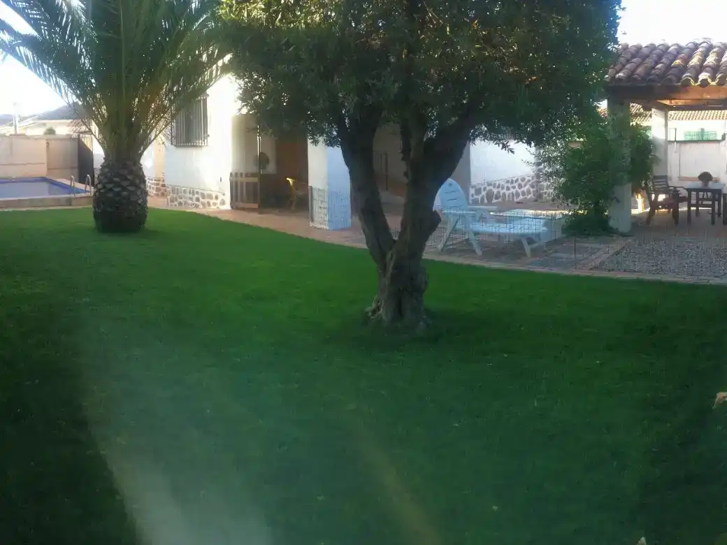 Garten von Wohnung zum Verkauf in Cobisa mit Klimaanlage, Privatgarten und Parkett