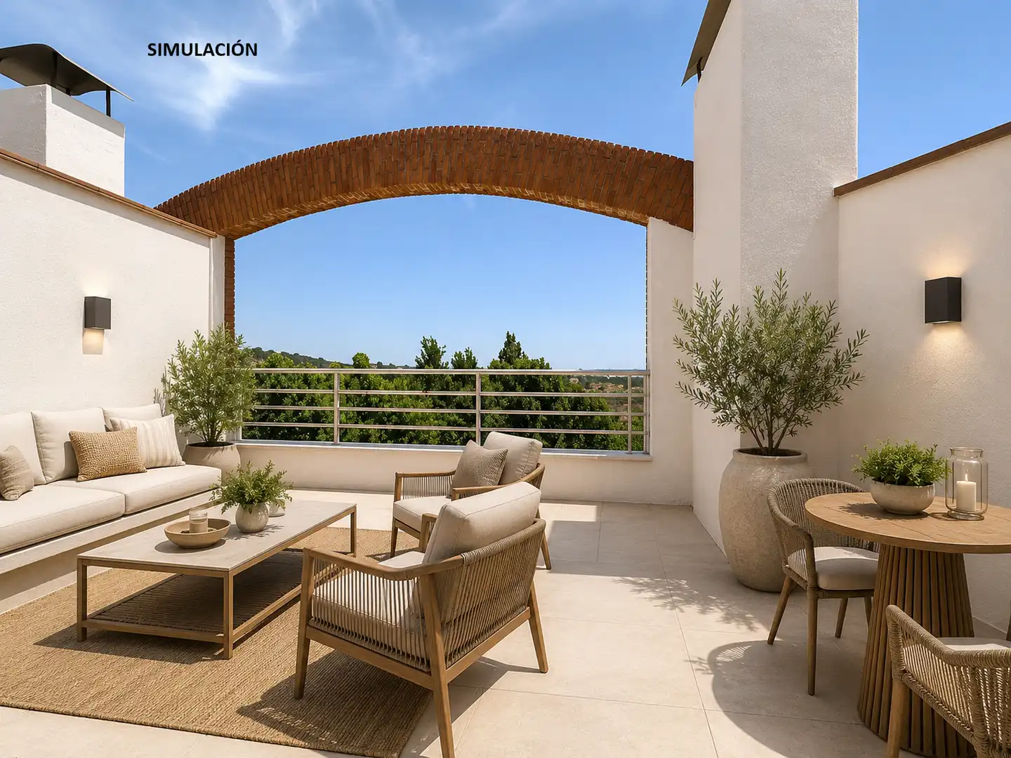 Terraza de Dúplex en venta en Ontinyent con Aire acondicionado, Calefacción y Terraza