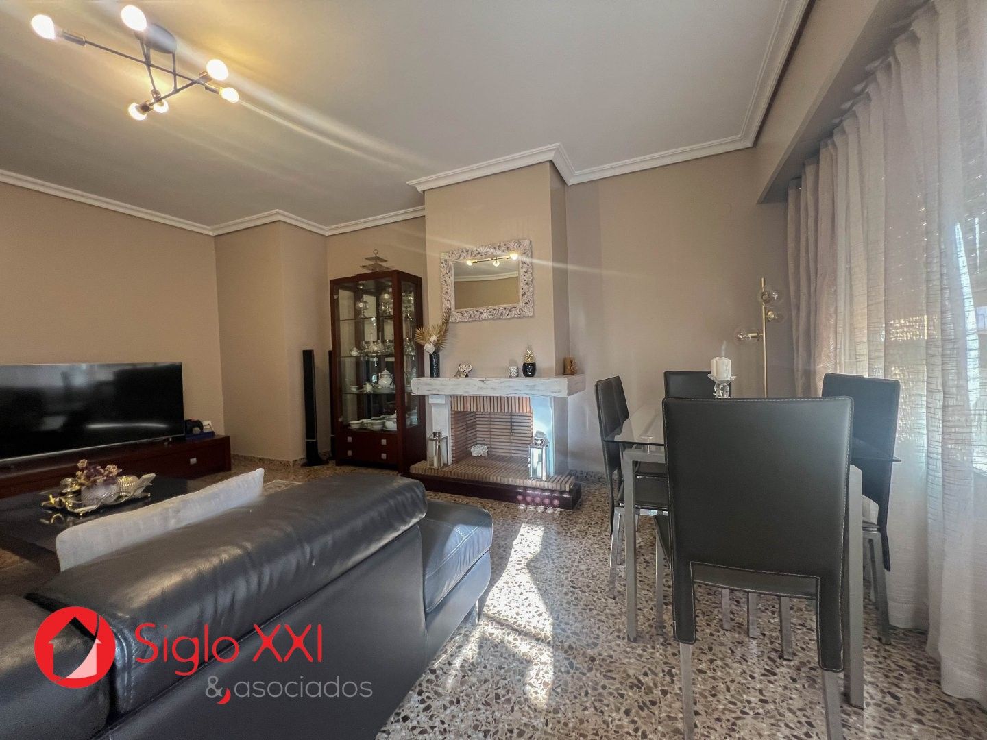 Sala de estar de Piso en venta en Burriana / Borriana con Aire acondicionado, Calefacción y Amueblado