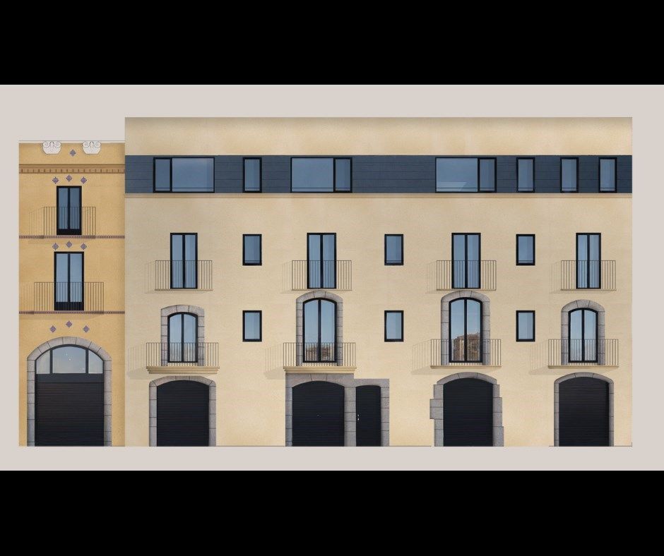 Exterior view of Flat for sale in Figueres  with Heating, Terrace and Swimming Pool