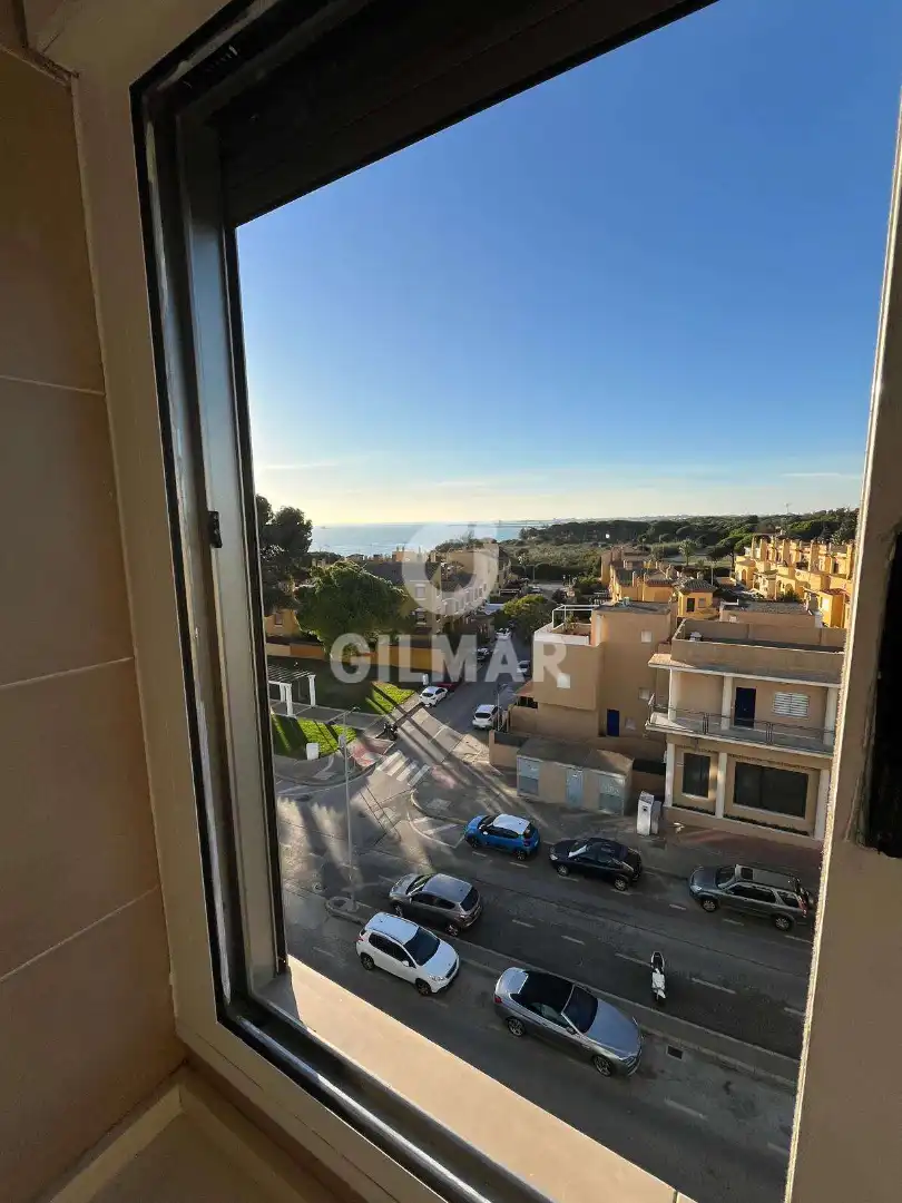 Außenansicht von Wohnung zur Miete in El Puerto de Santa María mit Klimaanlage, Heizung und Terrasse