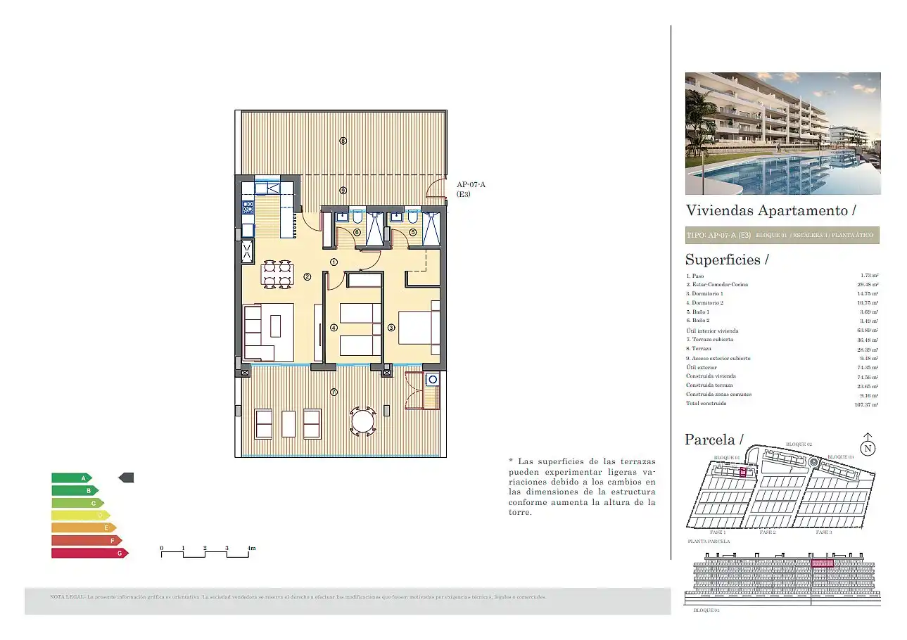 Apartament amb terrassa en venda a Bonalba - Cotoveta, imagen 38