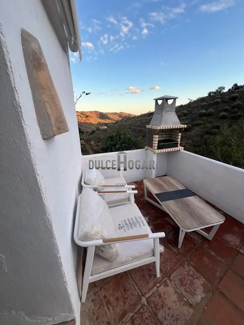 Terraza de Finca rústica en venta en Moclinejo con Aire acondicionado, Calefacción y Jardín privado