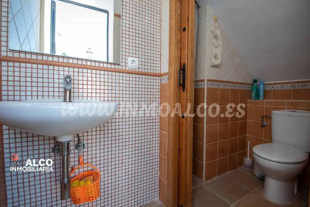 Bathroom of Houses for sale in Torrox  with Air Conditioner, Terrace and Swimming Pool