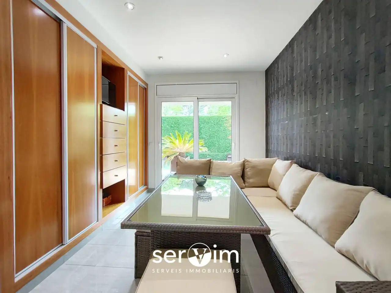 Living room of Houses for sale in Llagostera  with Air Conditioner, Private garden and Terrace