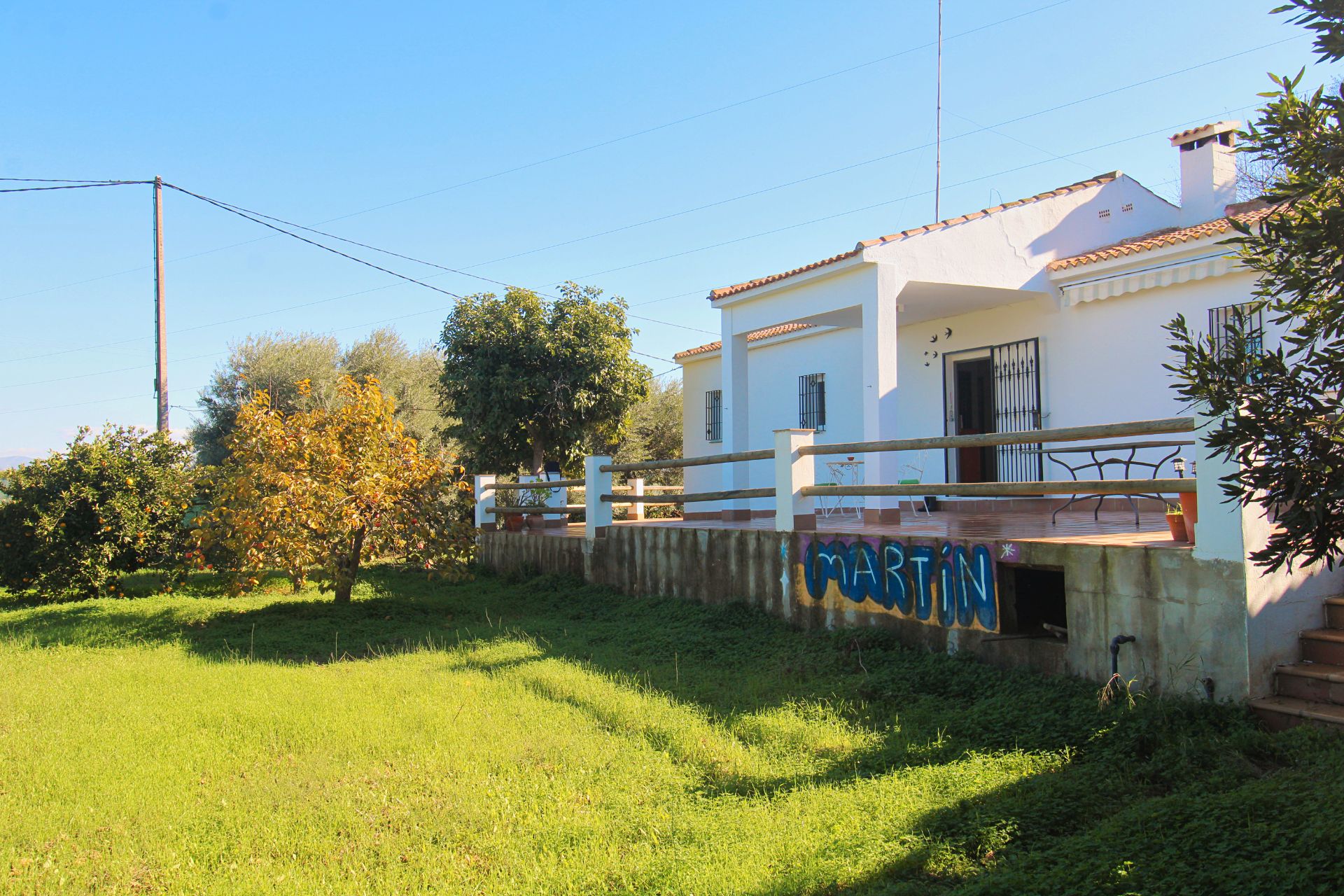 Jardí de Finca rústica en venda en Alhaurín de la Torre amb Aire condicionat, Calefacció i Jardí privat