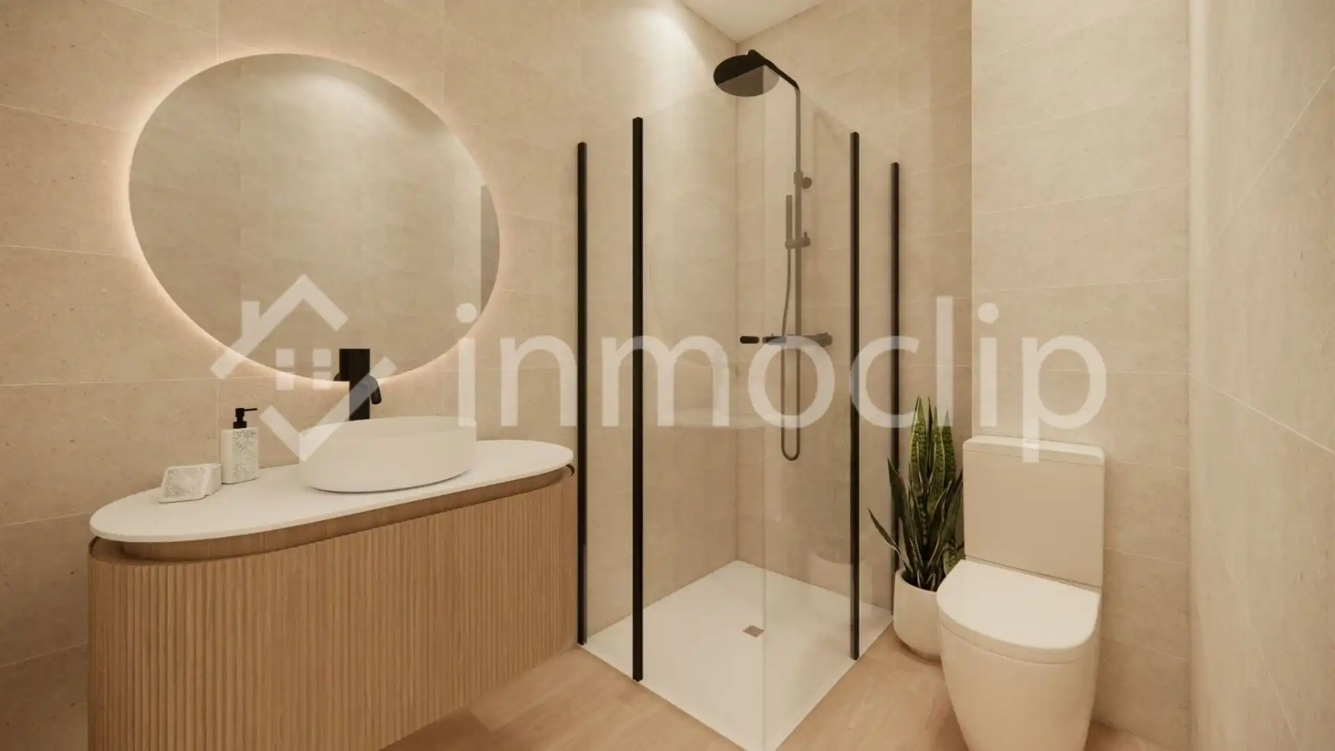 Bathroom of Flat for sale in Salamanca  with Heating and Furnished