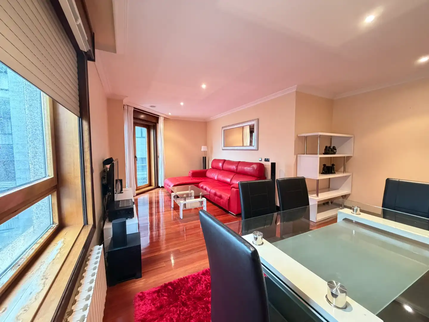 Sala de estar de Piso de alquiler en Vigo  con Calefacción, Parquet y Trastero