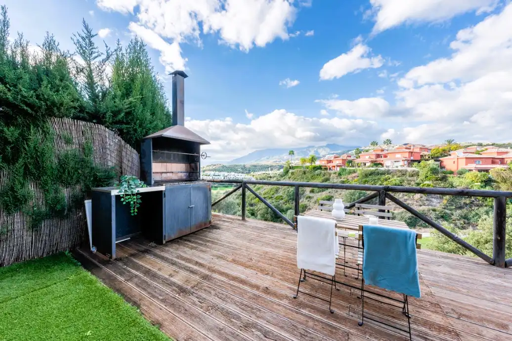 Terrassa de Casa adosada en venda en Marbella amb Aire condicionat, Jardí privat i Terrassa