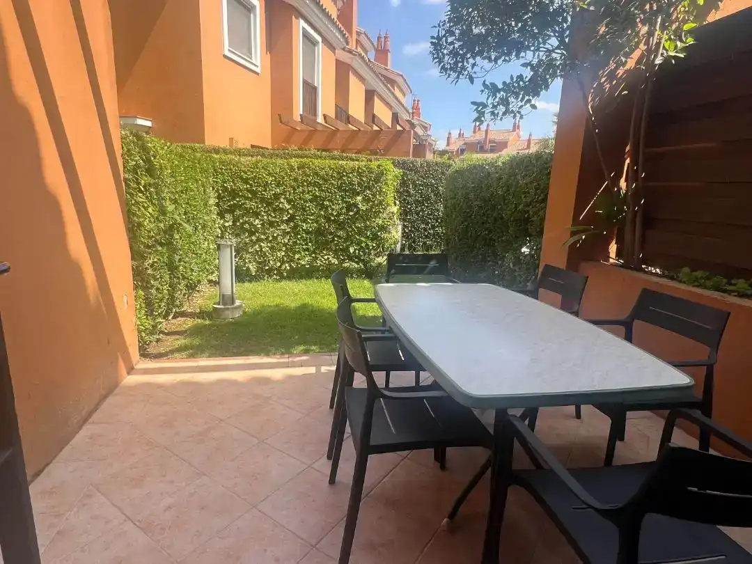 Terrassa de Casa adosada de lloguer en Islantilla Golf