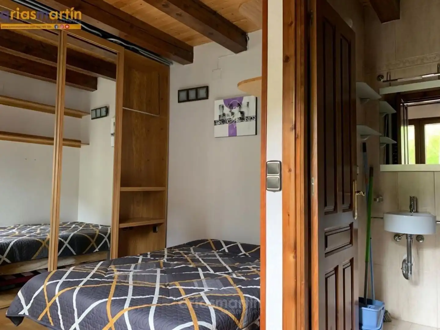 Bedroom of Flat for sale in Salamanca  with Air Conditioner, Heating and Furnished