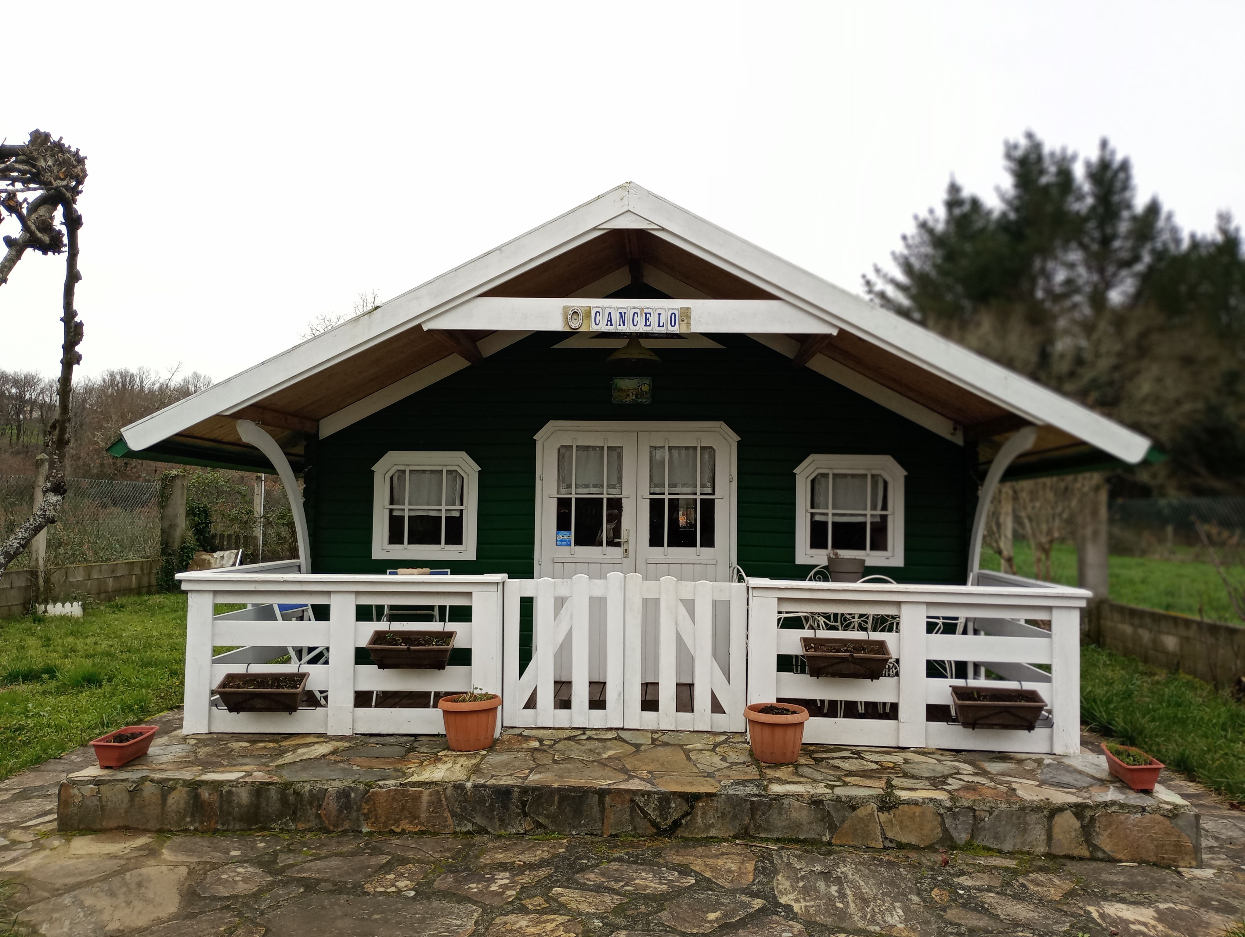 Exterior view of House or chalet for sale in A Pobra do Brollón   with Private garden, Parquet flooring and Furnished
