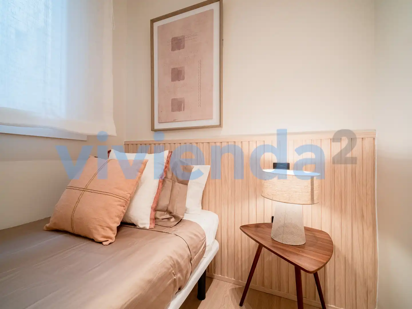 Schlafzimmer von Wohnung zur Miete in Madrid mit Klimaanlage, Heizung und Balkon