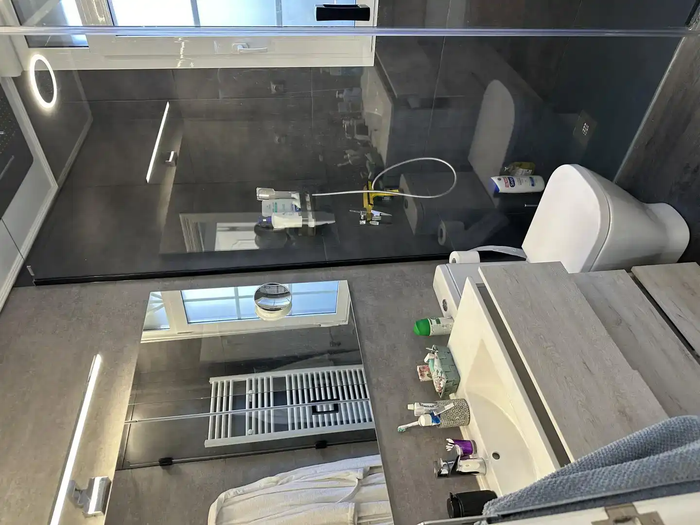 Baño de Casa o chalet en venta en Huércanos con Aire acondicionado, Jardín privado y Parquet