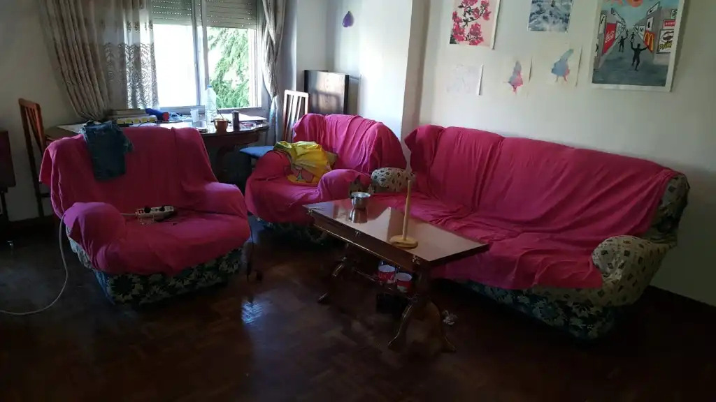 Wohnzimmer von Wohnung zur Miete in Cuenca mit Heizung, Terrasse und Möbliert