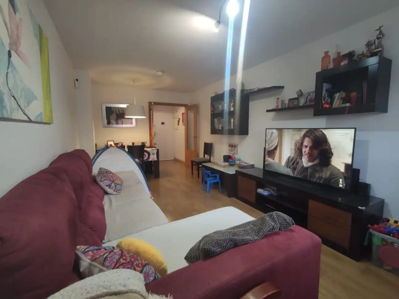 Sala d'estar de Pis en venda en Alcantarilla amb Traster i Moblat