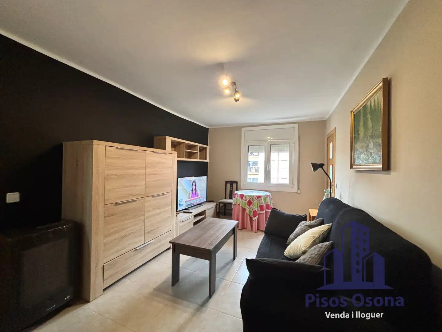 Sala de estar de Piso en venta en Vic