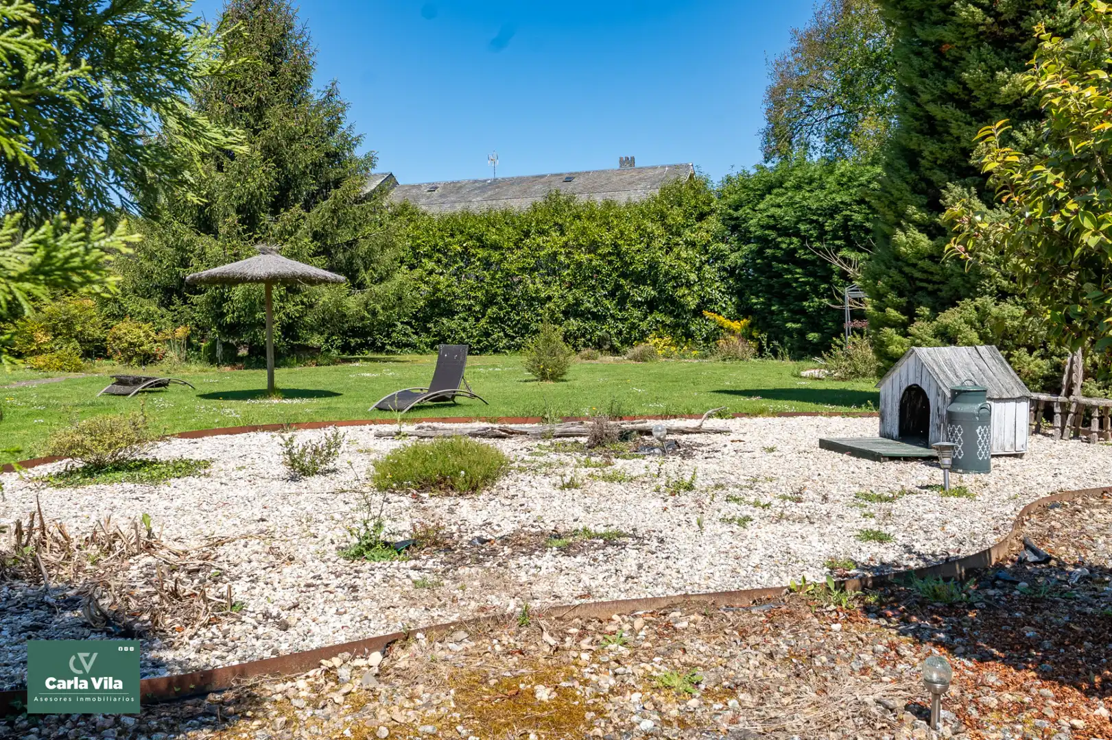 Garden of Houses for sale in Lugo  with Heating, Private garden and Parquet flooring