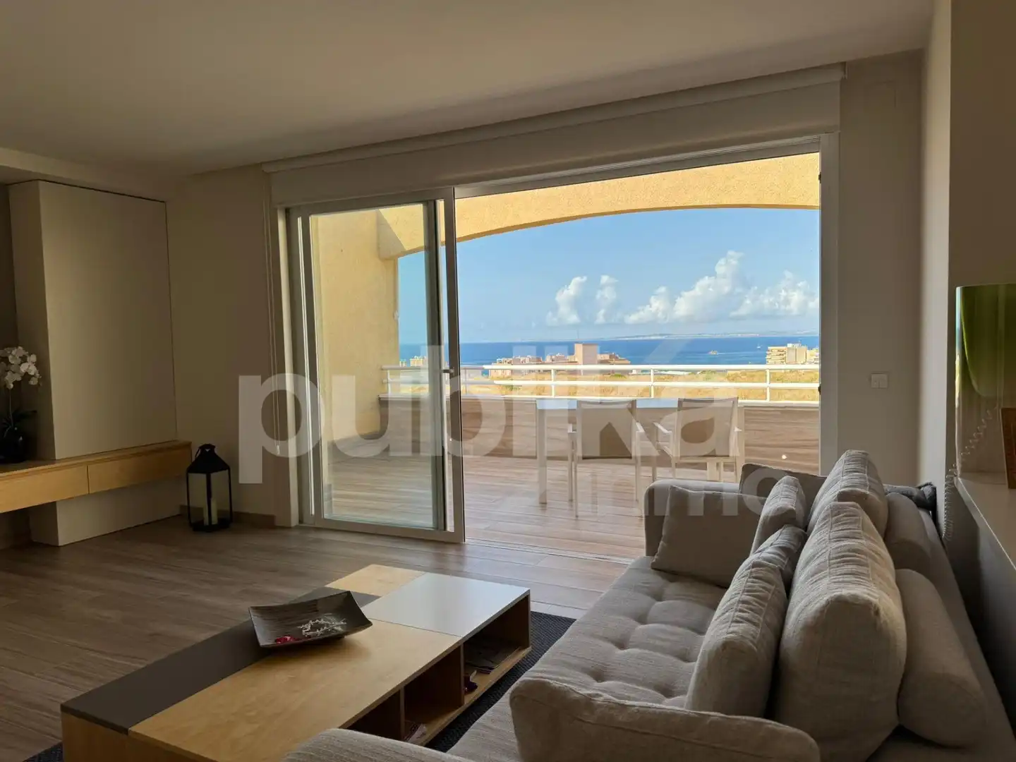 Sala d'estar de Àtic en venda en Santa Pola amb Aire condicionat, Calefacció i Terrassa