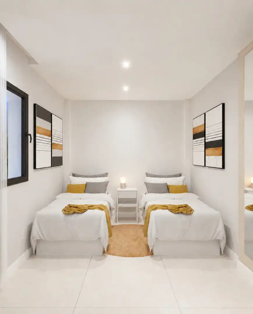 Schlafzimmer von Wohnung zum Verkauf in Las Palmas de Gran Canaria mit Abstellraum, Ofen und Waschmaschine