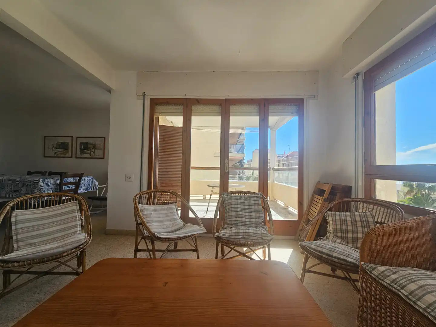Sala de estar de Apartamento en venta en Torredembarra con Calefacción, Terraza y Amueblado