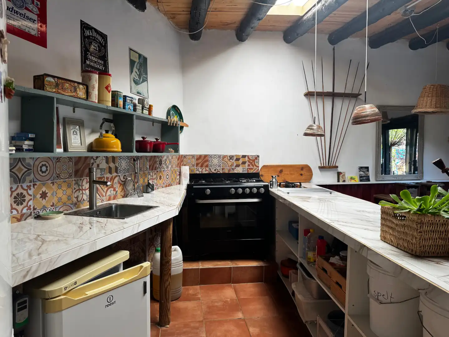 Cocina de Finca rústica en venta en Lledó con Aire acondicionado, Terraza y Piscina