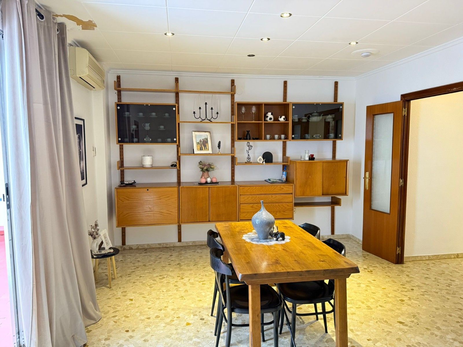 Dining room of Flat for sale in Miramar  with Terrace, Oven and TV