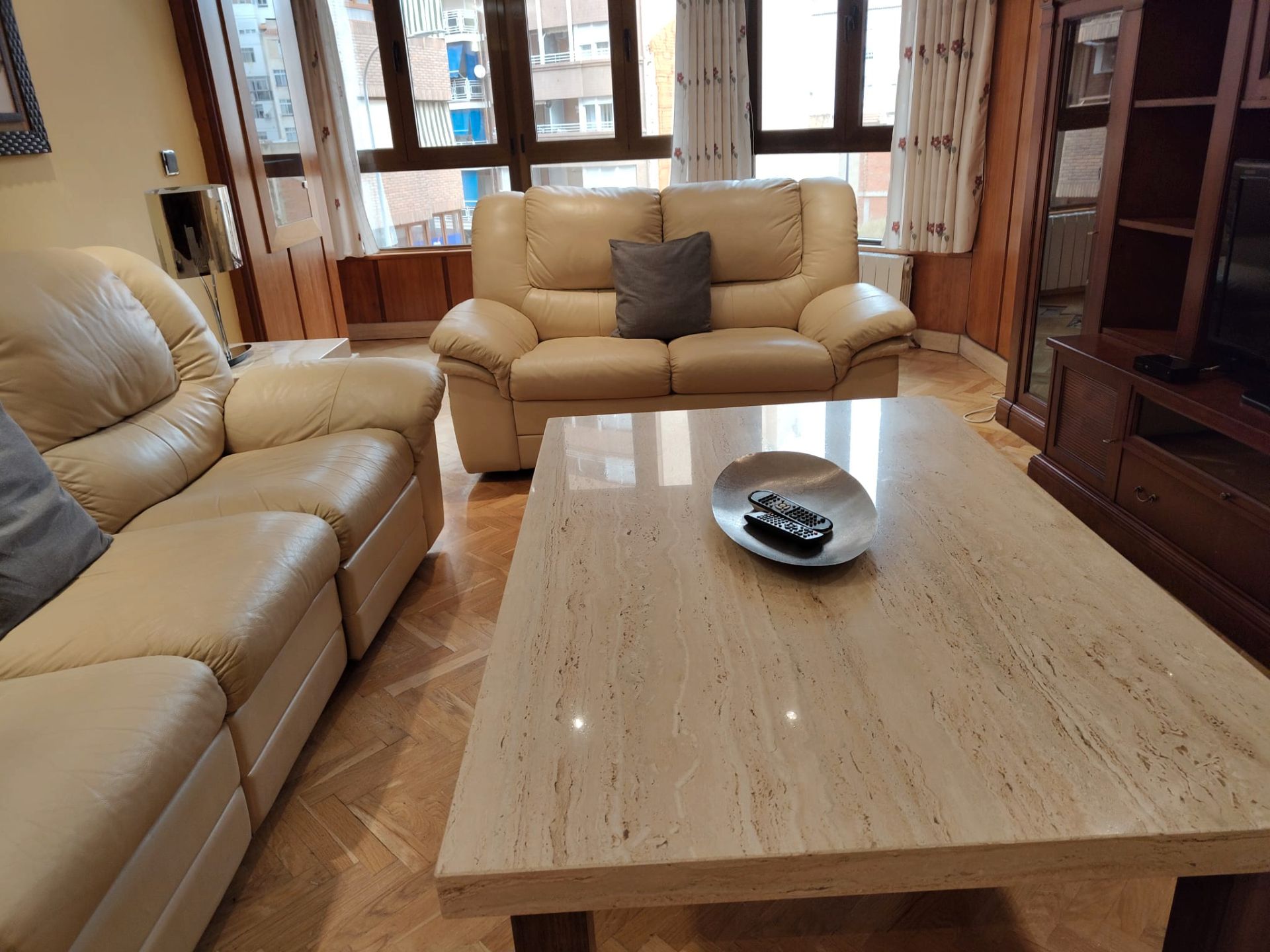 Living room of Flat for sale in  Albacete Capital  with Heating, Storage room and Balcony