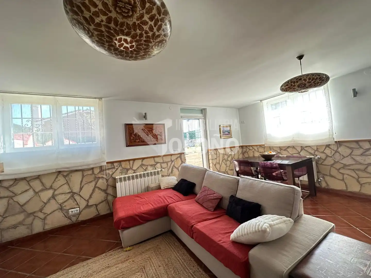 Living room of Houses for sale in Anguciana  with Heating, Private garden and Parquet flooring