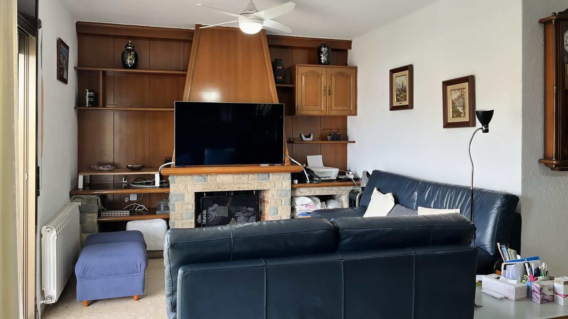 Sala d'estar de Casa o xalet en venda en Blanes amb Calefacció, Terrassa i Balcó
