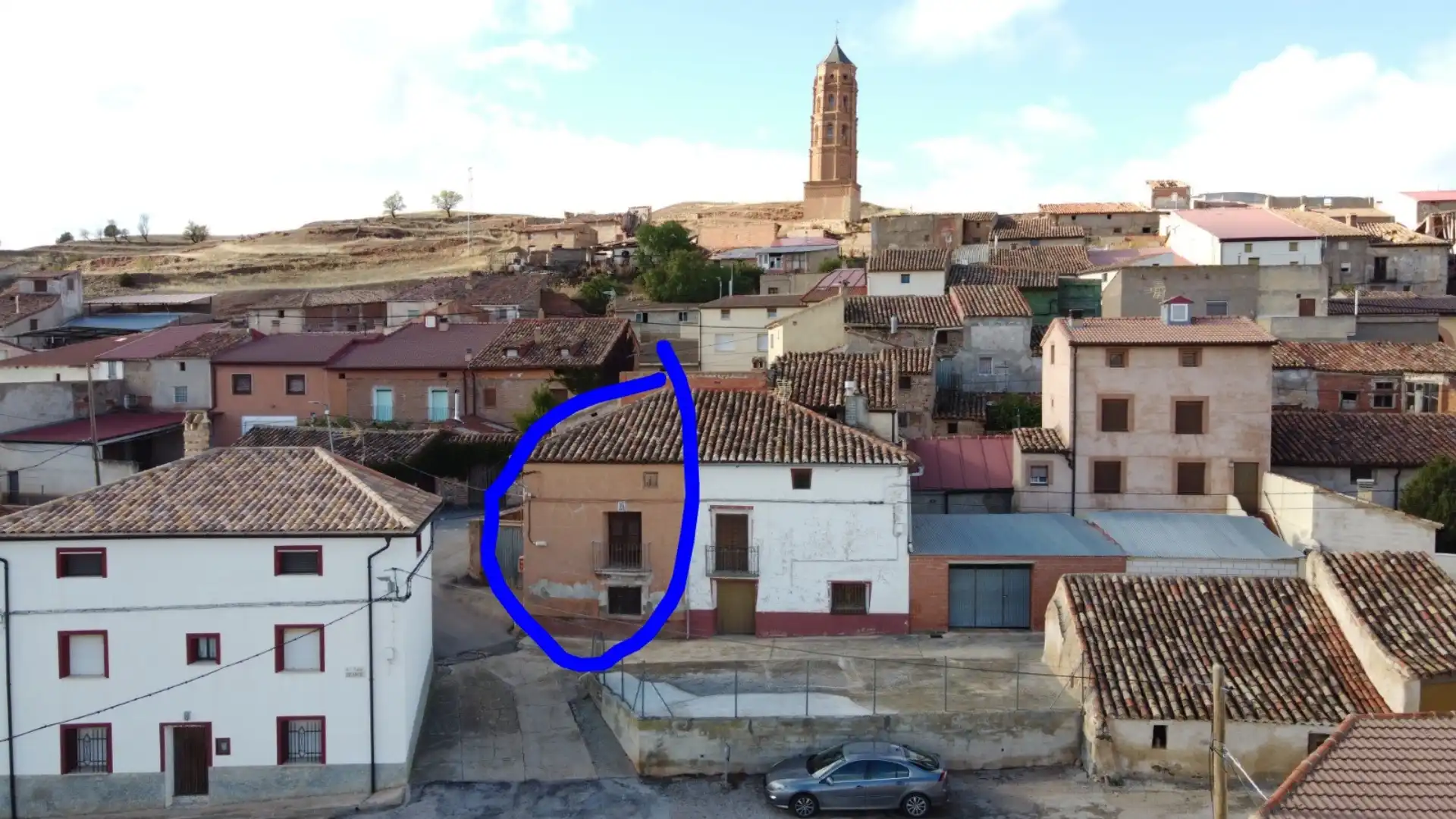 Vista exterior de Finca rústica en venda en Calamocha, Teruel