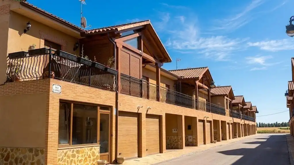 Exterior view of Detached homes for sale in Villanueva de Azoague  with Private garden