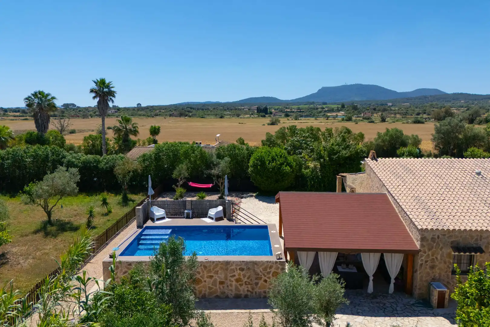 Piscina de Finca rústica en venta en Archena con Aire acondicionado, Calefacción y Terraza