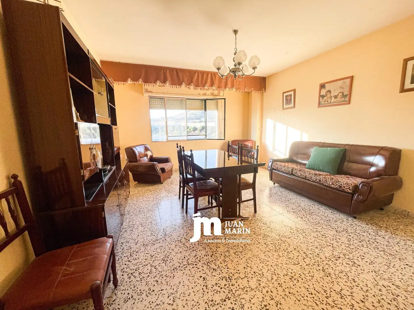 Living room of Flat for sale in Cieza  with Air Conditioner and Furnished