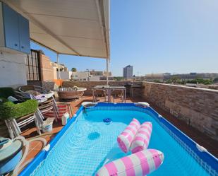 Swimming pool of Single-family semi-detached for sale in Málaga Capital  with Air Conditioner, Terrace and Balcony