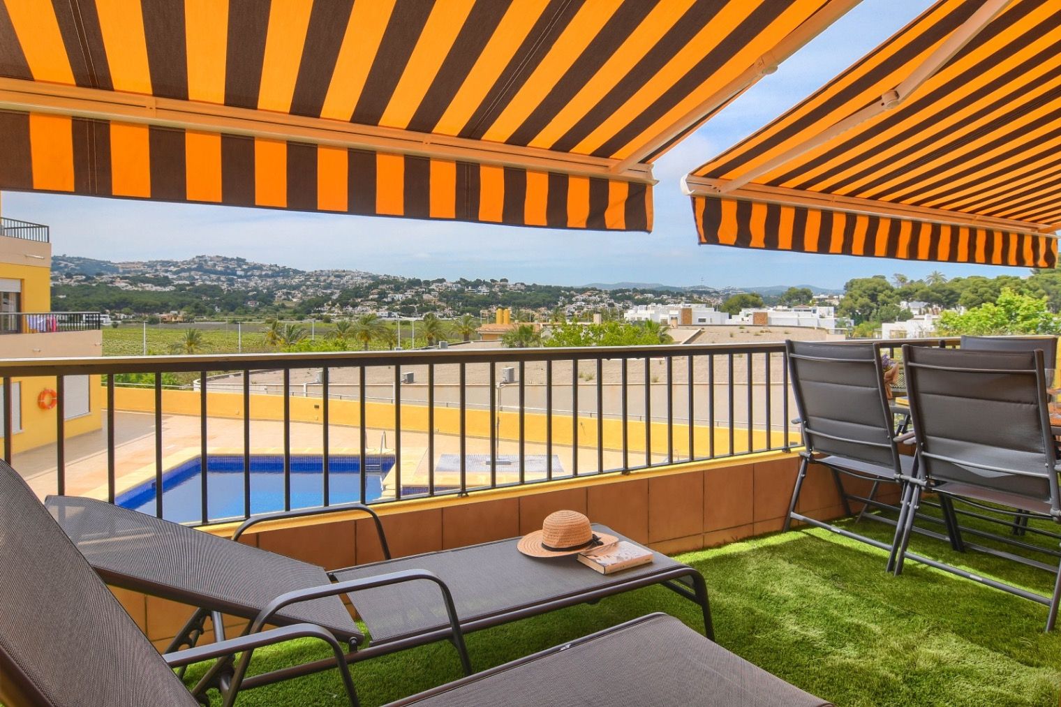 Terrassa de Apartament de lloguer en Moraira amb Aire condicionat, Calefacció i Terrassa