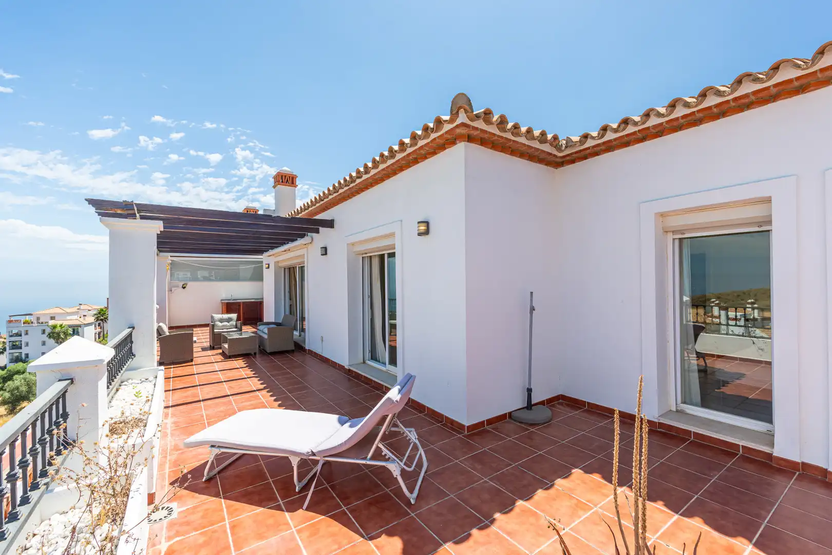 Terraza de Ático en venta en Mijas con Aire acondicionado, Terraza y Piscina