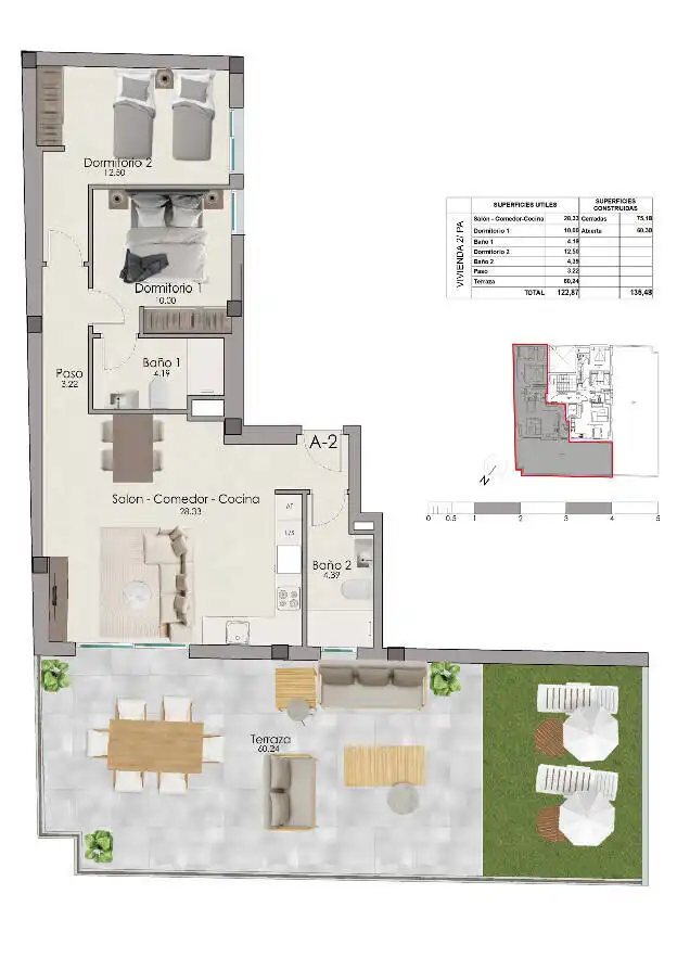 Apartament amb terrassa en venda a Santa Pola ciudad, imagen 23