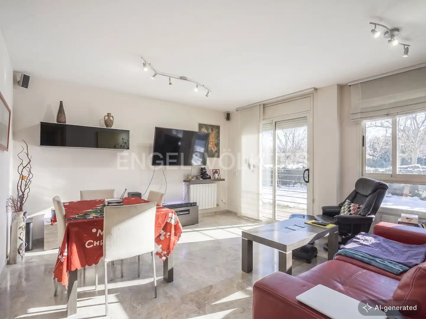 Living room of Flat for sale in Barcelona  with Heating, Parquet flooring and Terrace