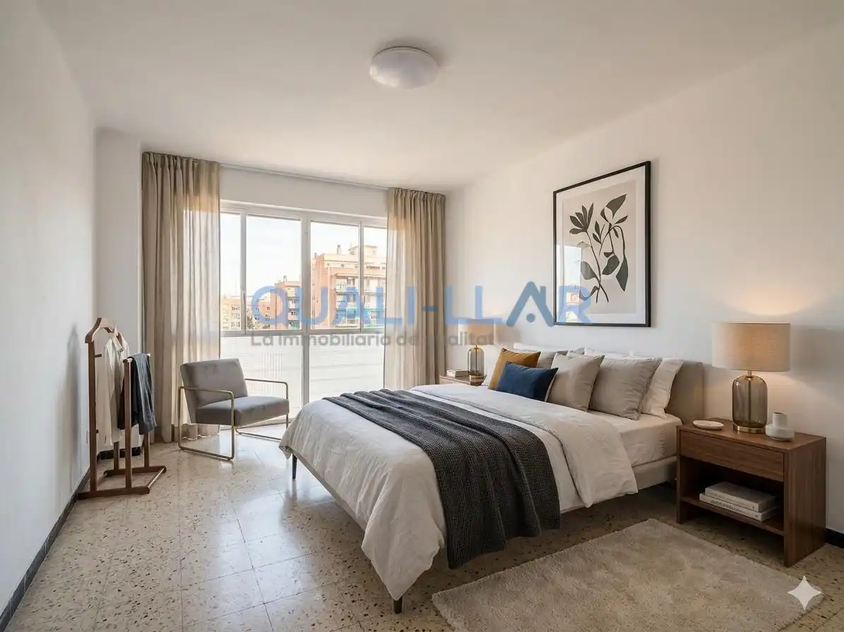 Bedroom of Flat for sale in Sant Feliu de Llobregat  with Balcony