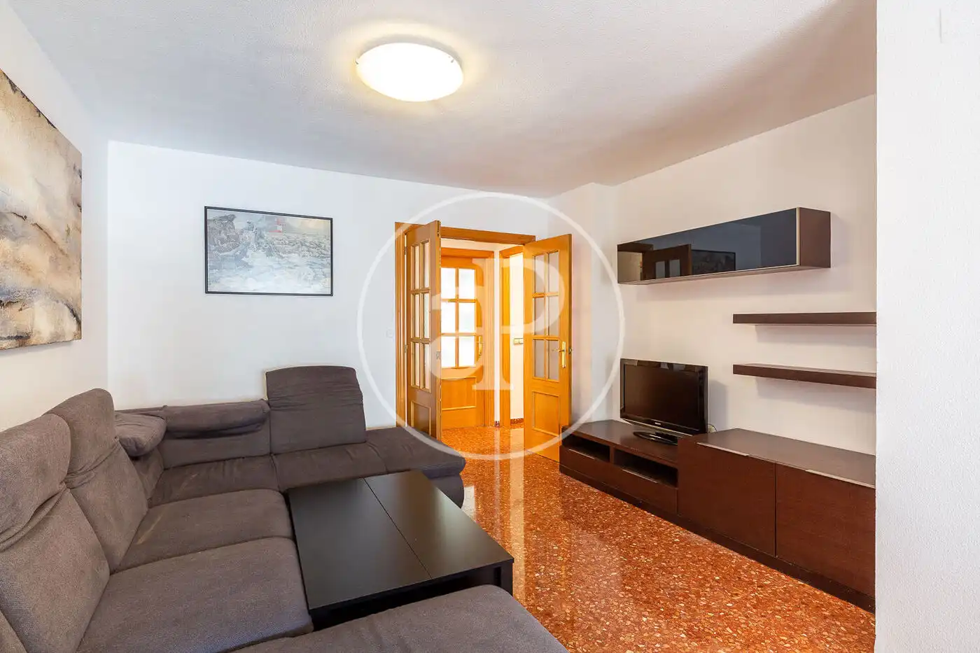 Sala de estar de Piso de alquiler en Valencia con Aire acondicionado, Calefacción y Amueblado