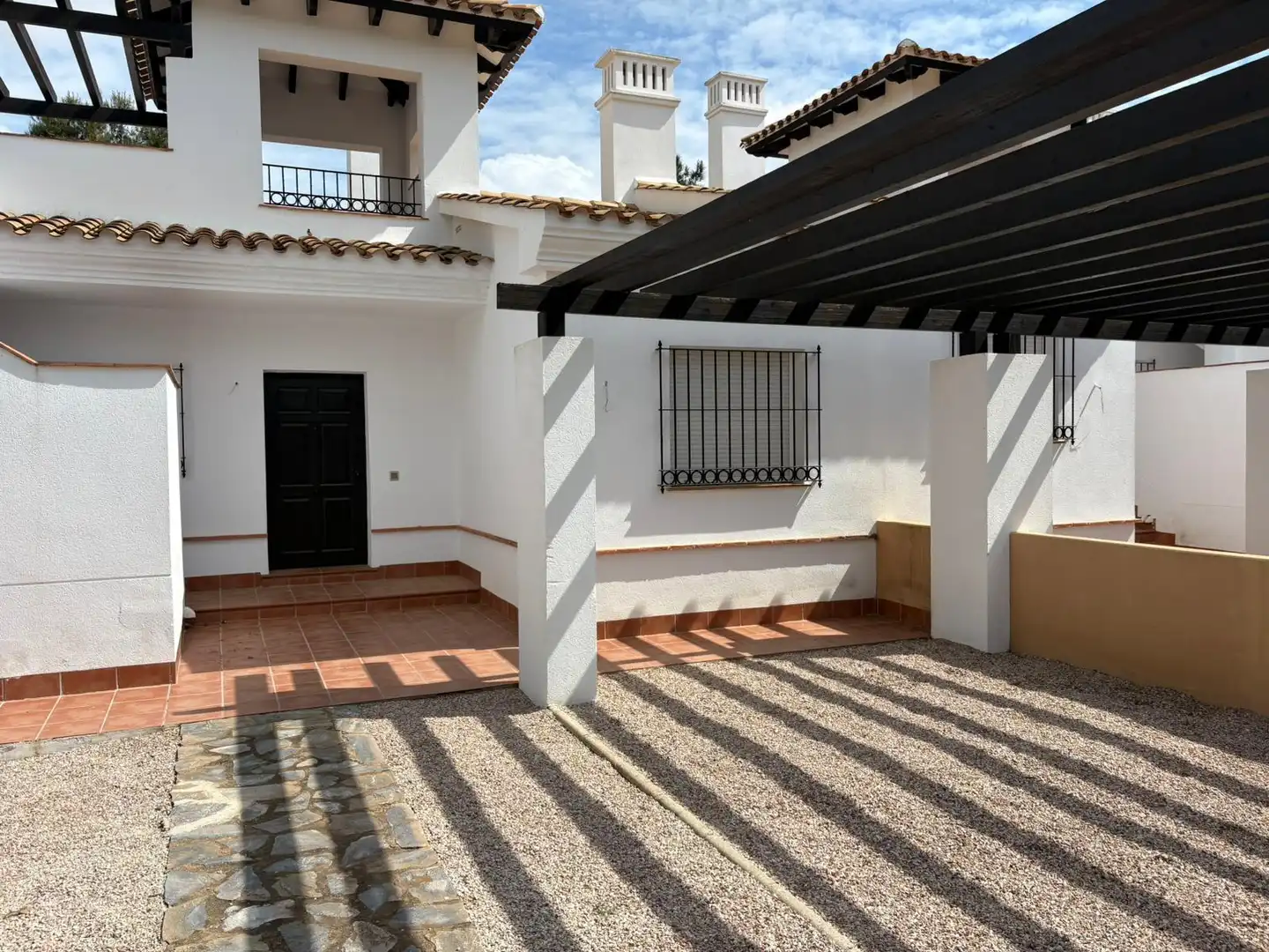 Terraza de Casa o chalet en venta en Fuente Álamo de Murcia con Aire acondicionado, Calefacción y Jardín privado