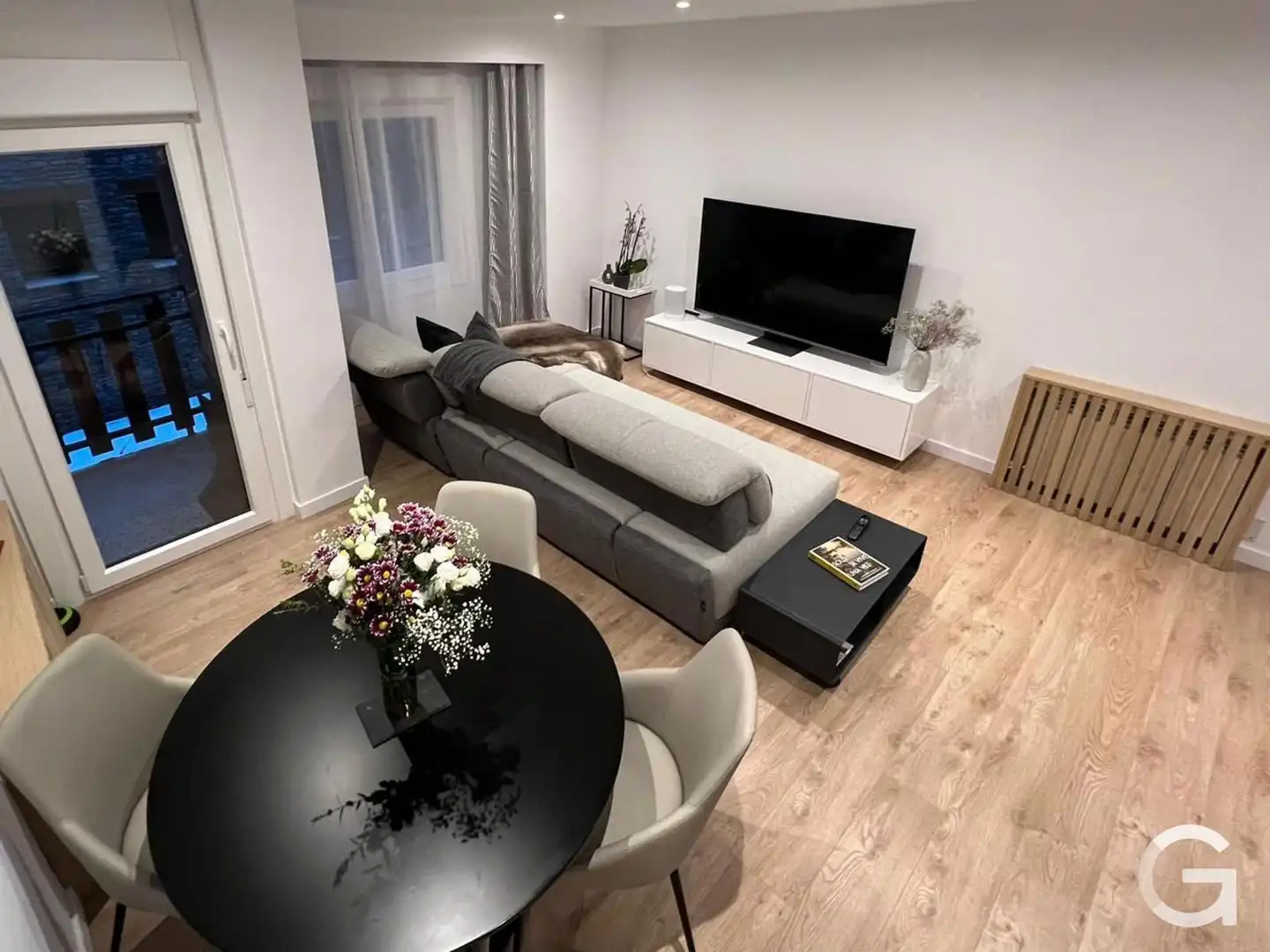 Sala de estar de Piso en venta en La Massana con Calefacción, Terraza y Amueblado