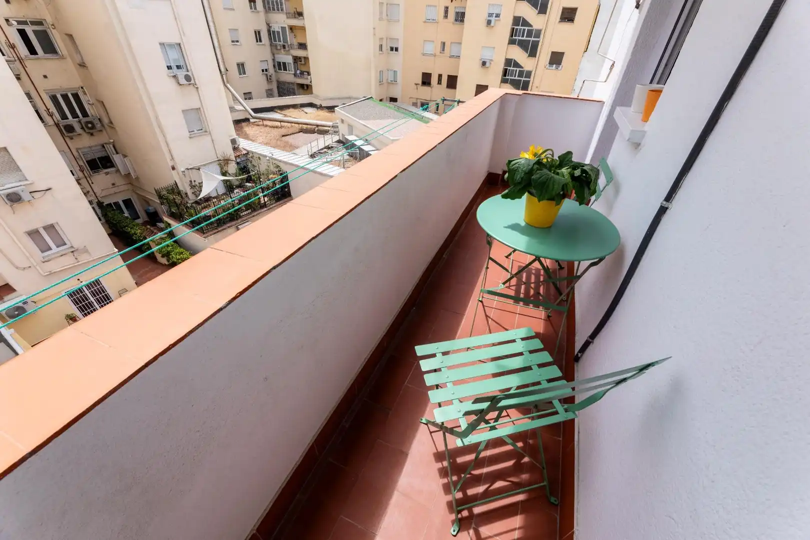 Balcony of Flat for sale in Madrid  with Air Conditioner, Heating and Terrace